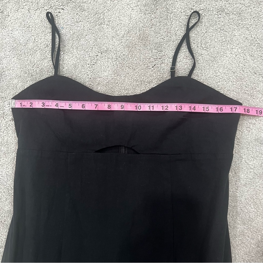 Abercrombie & Fitch NWT Black Midi Dress Women’s Sz LP - Picture 5 of 9